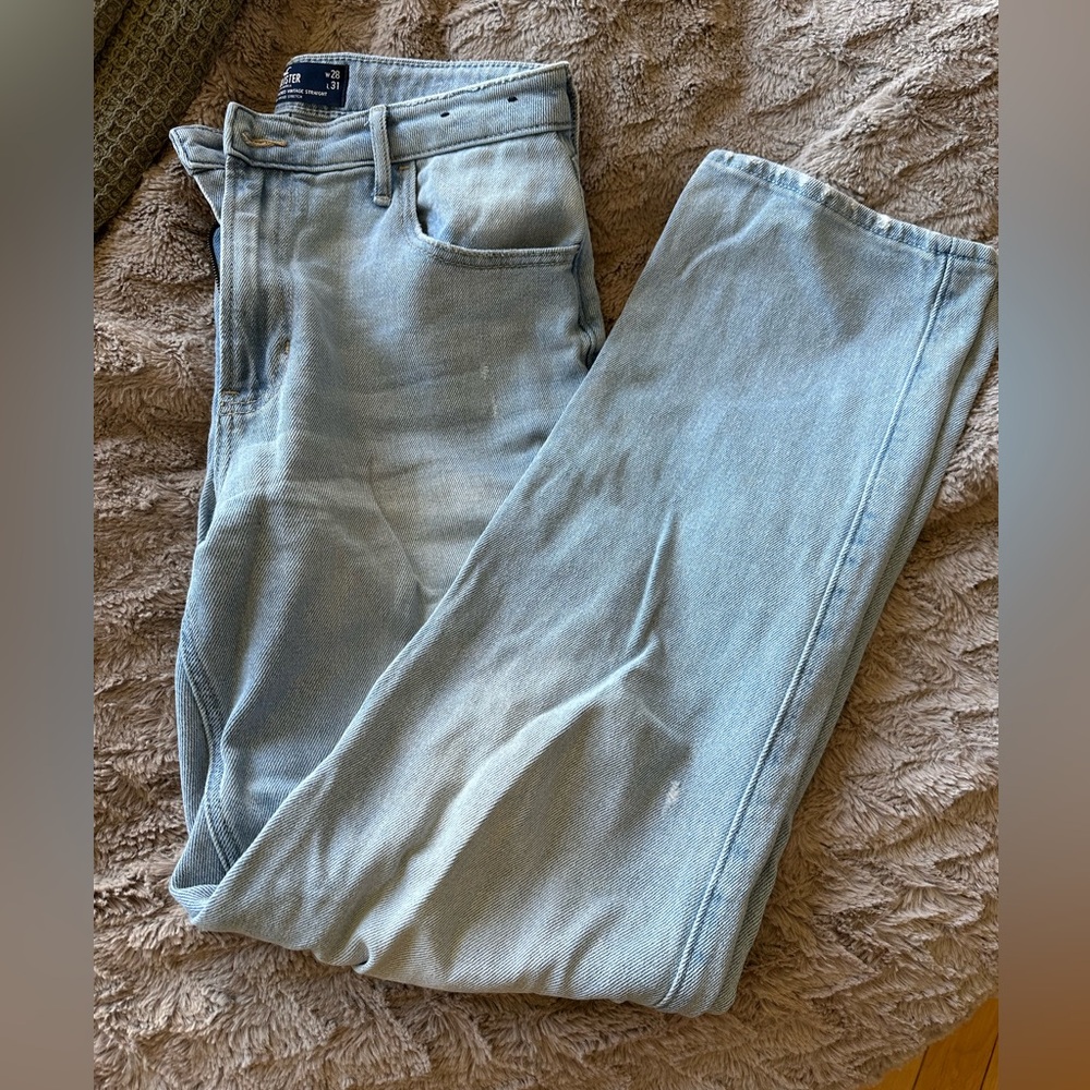 hollister mom jeans